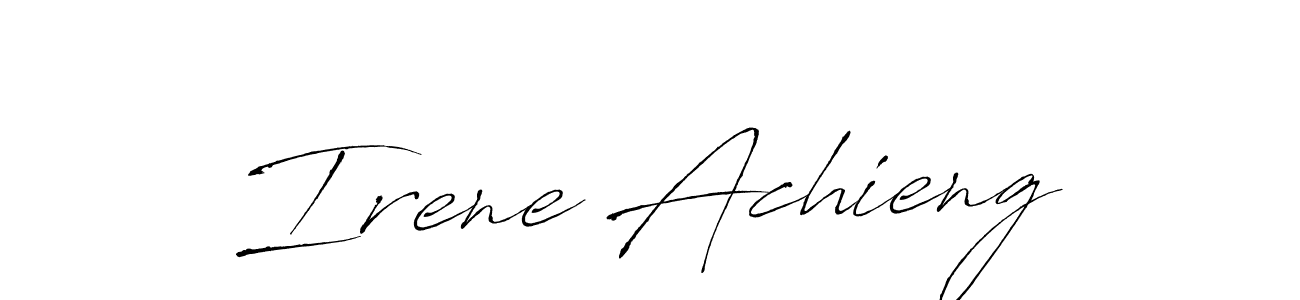 Also You can easily find your signature by using the search form. We will create Irene Achieng name handwritten signature images for you free of cost using Antro_Vectra sign style. Irene Achieng signature style 6 images and pictures png