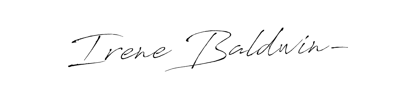 Here are the top 10 professional signature styles for the name Irene Baldwin-. These are the best autograph styles you can use for your name. Irene Baldwin- signature style 6 images and pictures png