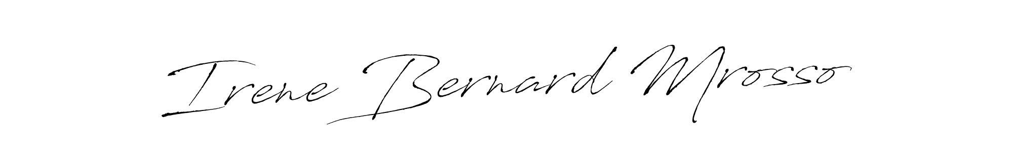 Also we have Irene Bernard Mrosso name is the best signature style. Create professional handwritten signature collection using Antro_Vectra autograph style. Irene Bernard Mrosso signature style 6 images and pictures png