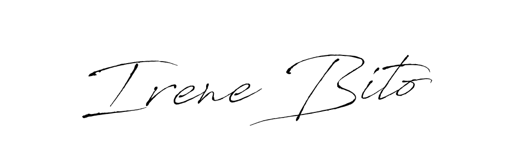 Here are the top 10 professional signature styles for the name Irene Bito. These are the best autograph styles you can use for your name. Irene Bito signature style 6 images and pictures png