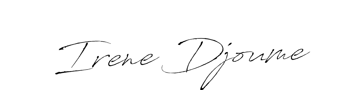 Also You can easily find your signature by using the search form. We will create Irene Djoume name handwritten signature images for you free of cost using Antro_Vectra sign style. Irene Djoume signature style 6 images and pictures png