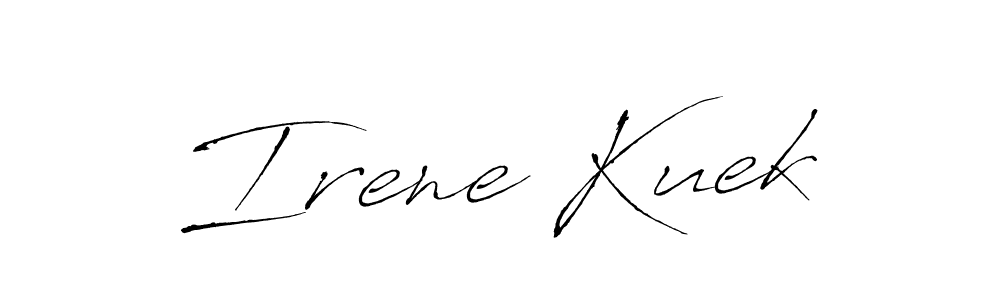 Design your own signature with our free online signature maker. With this signature software, you can create a handwritten (Antro_Vectra) signature for name Irene Kuek. Irene Kuek signature style 6 images and pictures png