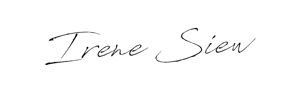 This is the best signature style for the Irene Siew name. Also you like these signature font (Antro_Vectra). Mix name signature. Irene Siew signature style 6 images and pictures png