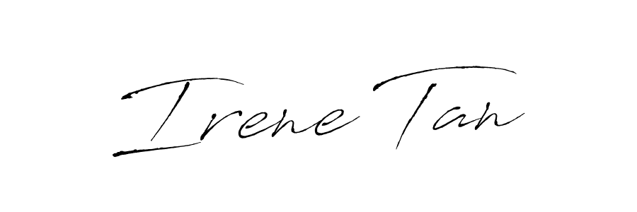 Irene Tan stylish signature style. Best Handwritten Sign (Antro_Vectra) for my name. Handwritten Signature Collection Ideas for my name Irene Tan. Irene Tan signature style 6 images and pictures png