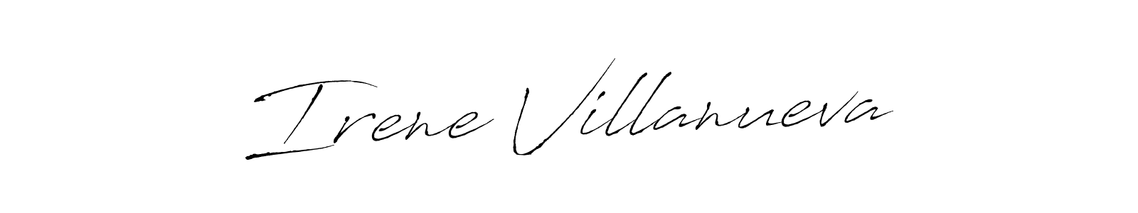 if you are searching for the best signature style for your name Irene Villanueva. so please give up your signature search. here we have designed multiple signature styles  using Antro_Vectra. Irene Villanueva signature style 6 images and pictures png