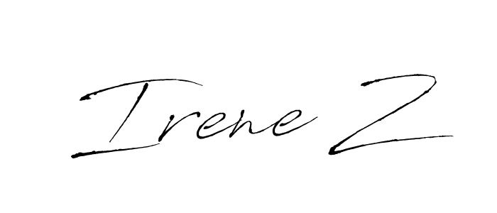 Use a signature maker to create a handwritten signature online. With this signature software, you can design (Antro_Vectra) your own signature for name Irene Z. Irene Z signature style 6 images and pictures png