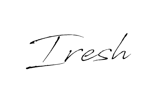 Similarly Antro_Vectra is the best handwritten signature design. Signature creator online .You can use it as an online autograph creator for name Iresh. Iresh signature style 6 images and pictures png