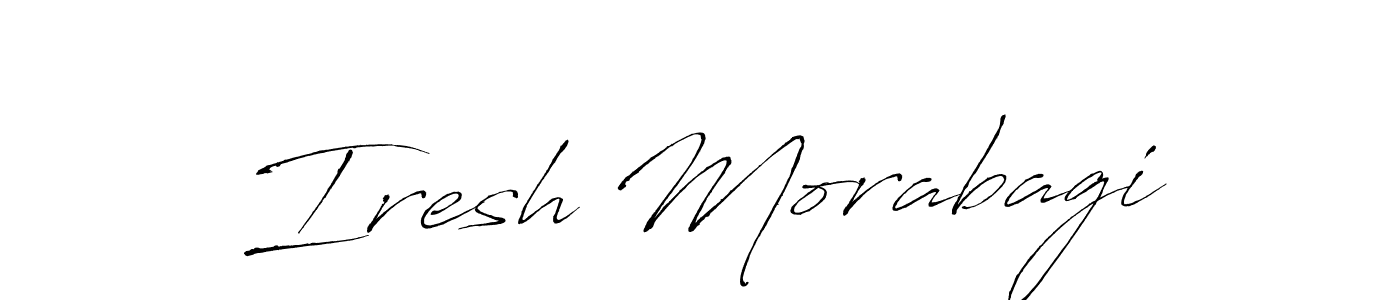Make a beautiful signature design for name Iresh Morabagi. Use this online signature maker to create a handwritten signature for free. Iresh Morabagi signature style 6 images and pictures png