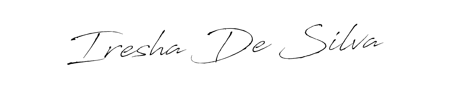 Best and Professional Signature Style for Iresha De Silva. Antro_Vectra Best Signature Style Collection. Iresha De Silva signature style 6 images and pictures png