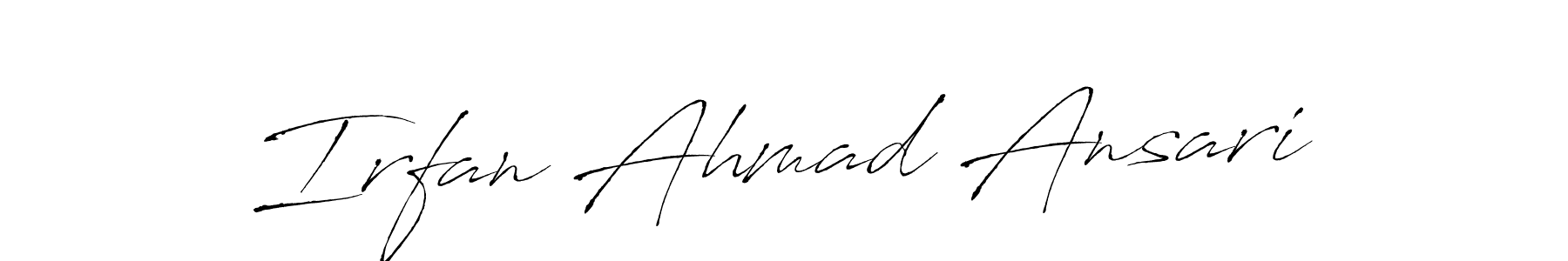 The best way (Antro_Vectra) to make a short signature is to pick only two or three words in your name. The name Irfan Ahmad Ansari include a total of six letters. For converting this name. Irfan Ahmad Ansari signature style 6 images and pictures png