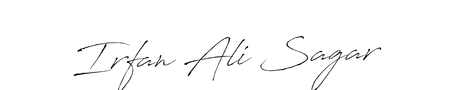 Use a signature maker to create a handwritten signature online. With this signature software, you can design (Antro_Vectra) your own signature for name Irfan Ali Sagar. Irfan Ali Sagar signature style 6 images and pictures png