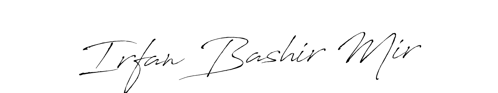 Also we have Irfan Bashir Mir name is the best signature style. Create professional handwritten signature collection using Antro_Vectra autograph style. Irfan Bashir Mir signature style 6 images and pictures png