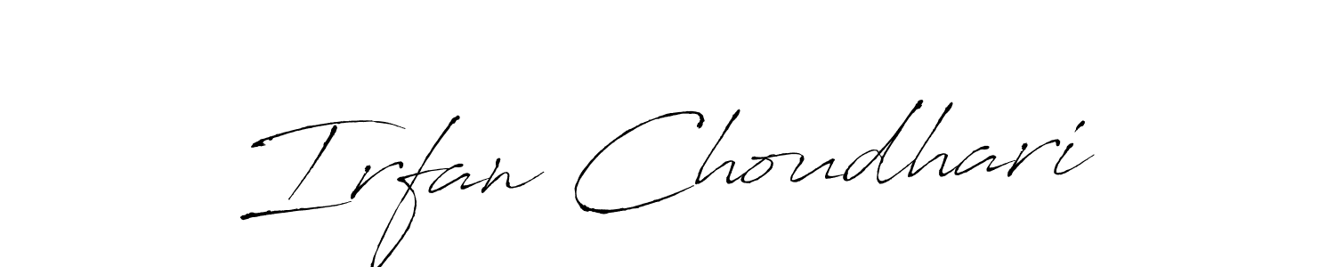 You should practise on your own different ways (Antro_Vectra) to write your name (Irfan Choudhari) in signature. don't let someone else do it for you. Irfan Choudhari signature style 6 images and pictures png