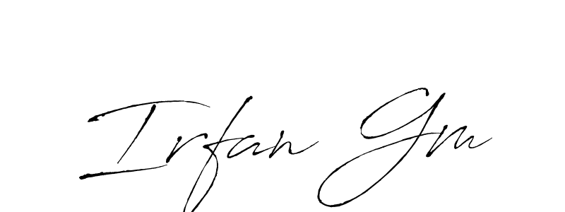 How to Draw Irfan Gm signature style? Antro_Vectra is a latest design signature styles for name Irfan Gm. Irfan Gm signature style 6 images and pictures png