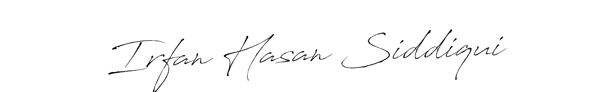 Irfan Hasan Siddiqui stylish signature style. Best Handwritten Sign (Antro_Vectra) for my name. Handwritten Signature Collection Ideas for my name Irfan Hasan Siddiqui. Irfan Hasan Siddiqui signature style 6 images and pictures png
