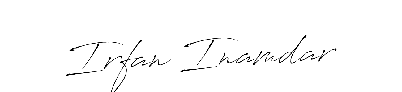 You should practise on your own different ways (Antro_Vectra) to write your name (Irfan Inamdar) in signature. don't let someone else do it for you. Irfan Inamdar signature style 6 images and pictures png