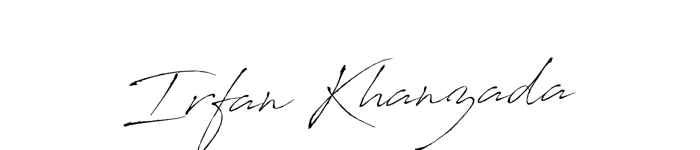 Also You can easily find your signature by using the search form. We will create Irfan Khanzada name handwritten signature images for you free of cost using Antro_Vectra sign style. Irfan Khanzada signature style 6 images and pictures png