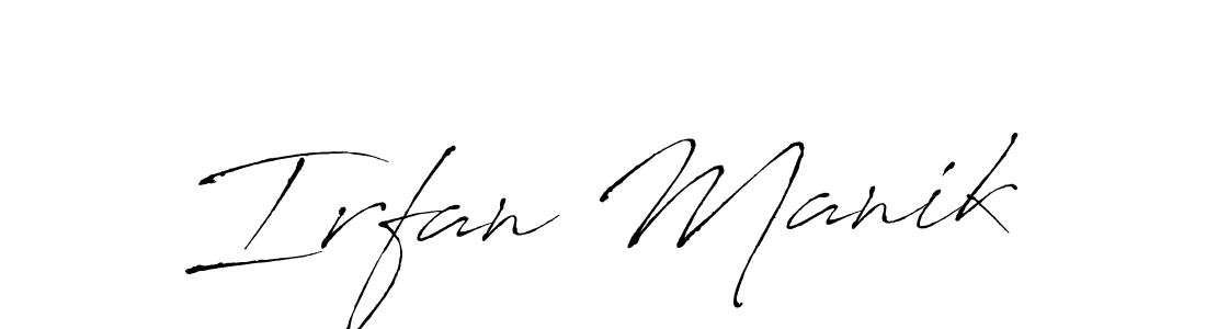 You should practise on your own different ways (Antro_Vectra) to write your name (Irfan Manik) in signature. don't let someone else do it for you. Irfan Manik signature style 6 images and pictures png