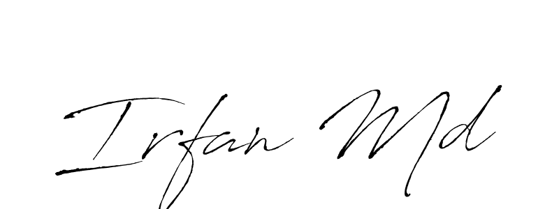 Antro_Vectra is a professional signature style that is perfect for those who want to add a touch of class to their signature. It is also a great choice for those who want to make their signature more unique. Get Irfan Md name to fancy signature for free. Irfan Md signature style 6 images and pictures png