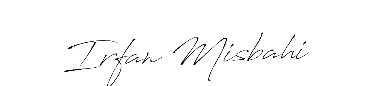 Antro_Vectra is a professional signature style that is perfect for those who want to add a touch of class to their signature. It is also a great choice for those who want to make their signature more unique. Get Irfan Misbahi name to fancy signature for free. Irfan Misbahi signature style 6 images and pictures png