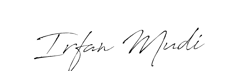 The best way (Antro_Vectra) to make a short signature is to pick only two or three words in your name. The name Irfan Mudi include a total of six letters. For converting this name. Irfan Mudi signature style 6 images and pictures png