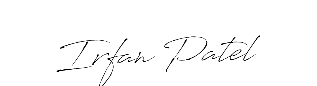 Antro_Vectra is a professional signature style that is perfect for those who want to add a touch of class to their signature. It is also a great choice for those who want to make their signature more unique. Get Irfan Patel name to fancy signature for free. Irfan Patel signature style 6 images and pictures png