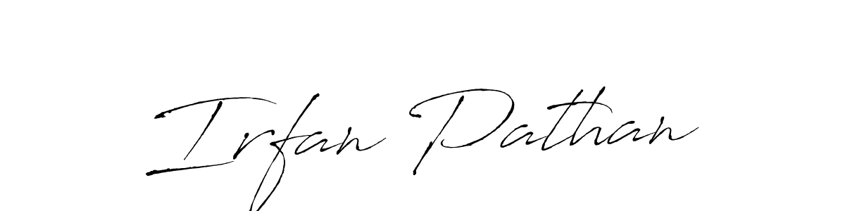 Irfan Pathan stylish signature style. Best Handwritten Sign (Antro_Vectra) for my name. Handwritten Signature Collection Ideas for my name Irfan Pathan. Irfan Pathan signature style 6 images and pictures png