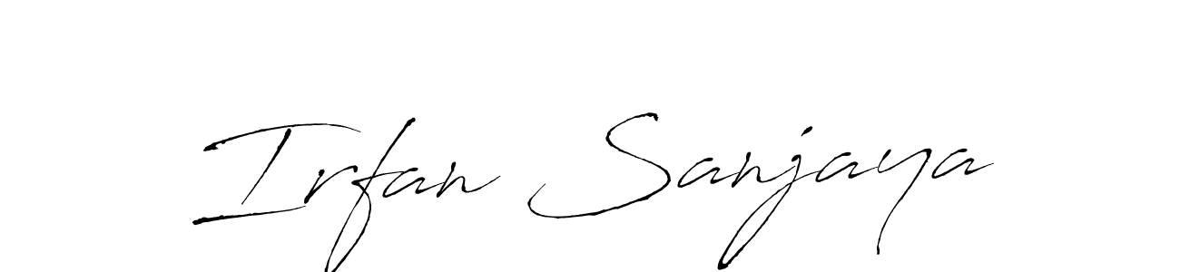 Also You can easily find your signature by using the search form. We will create Irfan Sanjaya name handwritten signature images for you free of cost using Antro_Vectra sign style. Irfan Sanjaya signature style 6 images and pictures png