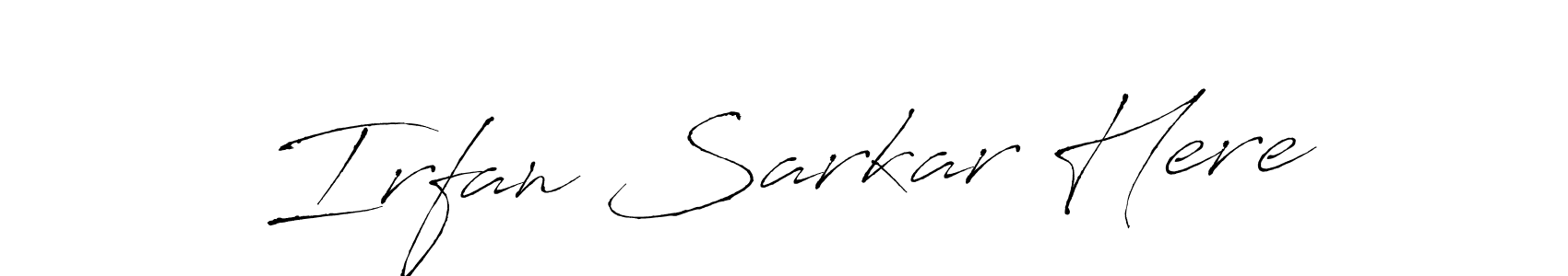 if you are searching for the best signature style for your name Irfan Sarkar Here. so please give up your signature search. here we have designed multiple signature styles  using Antro_Vectra. Irfan Sarkar Here signature style 6 images and pictures png