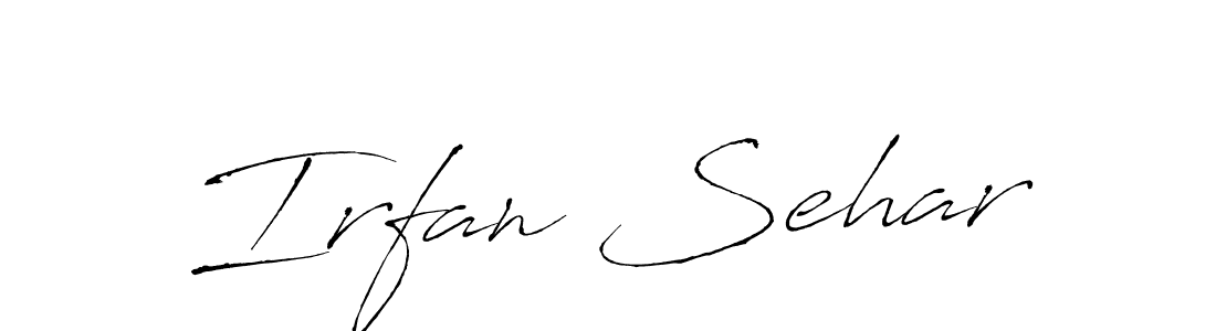 Also You can easily find your signature by using the search form. We will create Irfan Sehar name handwritten signature images for you free of cost using Antro_Vectra sign style. Irfan Sehar signature style 6 images and pictures png