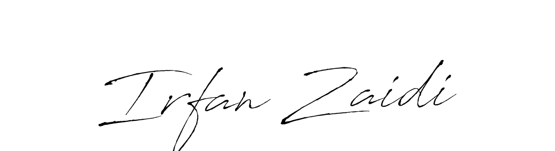 Antro_Vectra is a professional signature style that is perfect for those who want to add a touch of class to their signature. It is also a great choice for those who want to make their signature more unique. Get Irfan Zaidi name to fancy signature for free. Irfan Zaidi signature style 6 images and pictures png