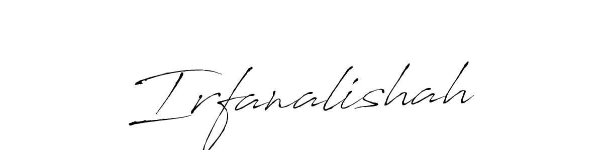 Irfanalishah stylish signature style. Best Handwritten Sign (Antro_Vectra) for my name. Handwritten Signature Collection Ideas for my name Irfanalishah. Irfanalishah signature style 6 images and pictures png