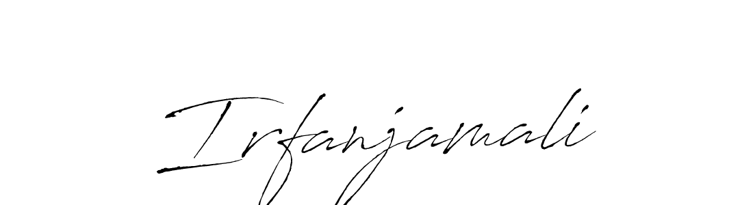 Create a beautiful signature design for name Irfanjamali. With this signature (Antro_Vectra) fonts, you can make a handwritten signature for free. Irfanjamali signature style 6 images and pictures png