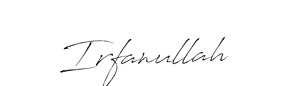 if you are searching for the best signature style for your name Irfanullah. so please give up your signature search. here we have designed multiple signature styles  using Antro_Vectra. Irfanullah signature style 6 images and pictures png