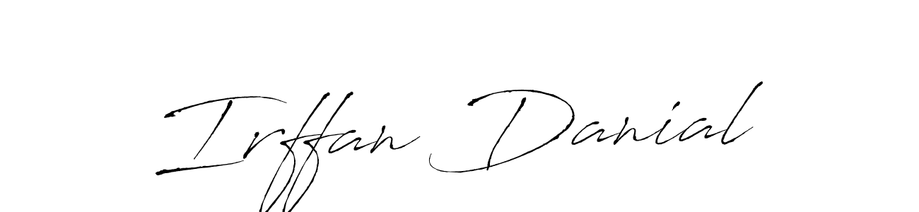 How to Draw Irffan Danial signature style? Antro_Vectra is a latest design signature styles for name Irffan Danial. Irffan Danial signature style 6 images and pictures png