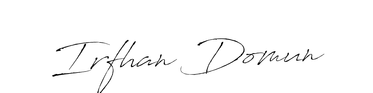 Similarly Antro_Vectra is the best handwritten signature design. Signature creator online .You can use it as an online autograph creator for name Irfhan Domun. Irfhan Domun signature style 6 images and pictures png