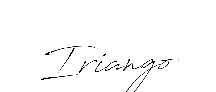 How to make Iriango signature? Antro_Vectra is a professional autograph style. Create handwritten signature for Iriango name. Iriango signature style 6 images and pictures png
