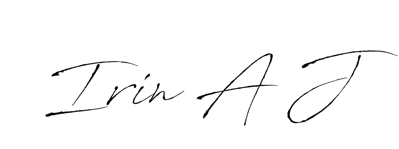 Antro_Vectra is a professional signature style that is perfect for those who want to add a touch of class to their signature. It is also a great choice for those who want to make their signature more unique. Get Irin A J name to fancy signature for free. Irin A J signature style 6 images and pictures png