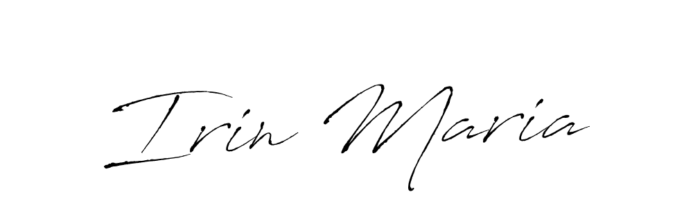 Here are the top 10 professional signature styles for the name Irin Maria. These are the best autograph styles you can use for your name. Irin Maria signature style 6 images and pictures png