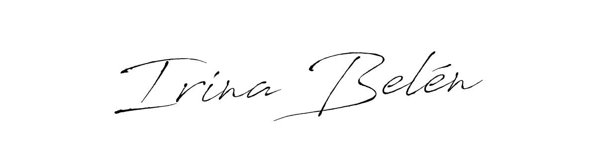 This is the best signature style for the Irina Belén name. Also you like these signature font (Antro_Vectra). Mix name signature. Irina Belén signature style 6 images and pictures png