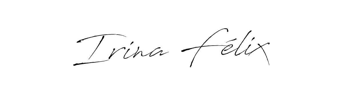 How to make Irina Félix signature? Antro_Vectra is a professional autograph style. Create handwritten signature for Irina Félix name. Irina Félix signature style 6 images and pictures png