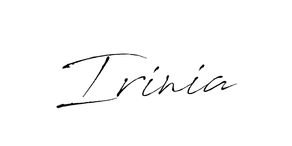 Also we have Irinia name is the best signature style. Create professional handwritten signature collection using Antro_Vectra autograph style. Irinia signature style 6 images and pictures png