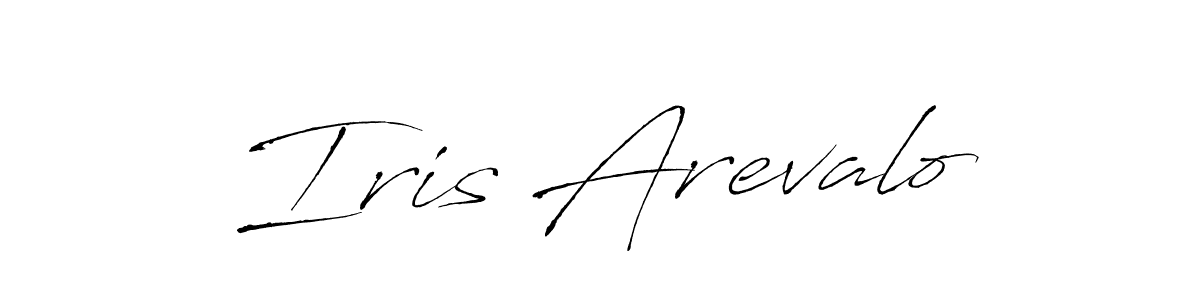 Create a beautiful signature design for name Iris Arevalo. With this signature (Antro_Vectra) fonts, you can make a handwritten signature for free. Iris Arevalo signature style 6 images and pictures png