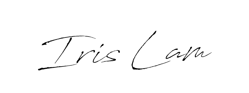 Iris Lam stylish signature style. Best Handwritten Sign (Antro_Vectra) for my name. Handwritten Signature Collection Ideas for my name Iris Lam. Iris Lam signature style 6 images and pictures png