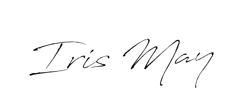 Make a beautiful signature design for name Iris May. With this signature (Antro_Vectra) style, you can create a handwritten signature for free. Iris May signature style 6 images and pictures png
