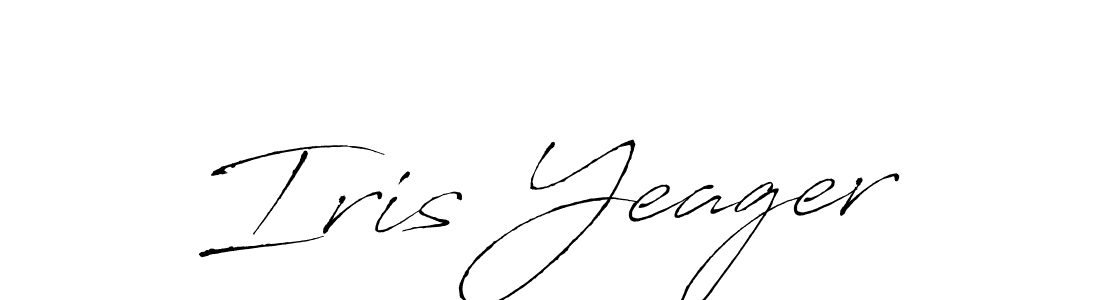 Use a signature maker to create a handwritten signature online. With this signature software, you can design (Antro_Vectra) your own signature for name Iris Yeager. Iris Yeager signature style 6 images and pictures png