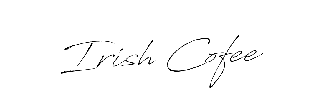 How to make Irish Cofee signature? Antro_Vectra is a professional autograph style. Create handwritten signature for Irish Cofee name. Irish Cofee signature style 6 images and pictures png