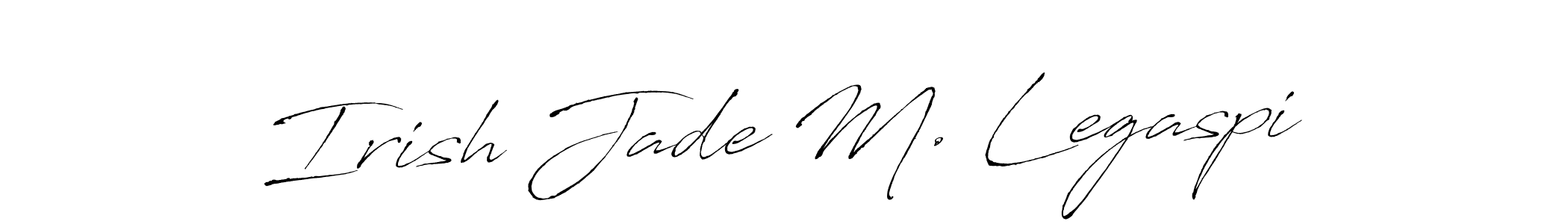 How to Draw Irish Jade M. Legaspi signature style? Antro_Vectra is a latest design signature styles for name Irish Jade M. Legaspi. Irish Jade M. Legaspi signature style 6 images and pictures png