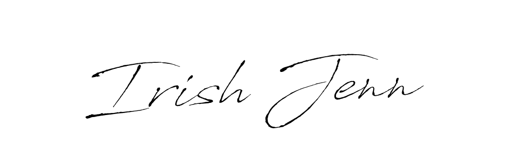 The best way (Antro_Vectra) to make a short signature is to pick only two or three words in your name. The name Irish Jenn include a total of six letters. For converting this name. Irish Jenn signature style 6 images and pictures png