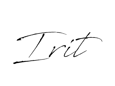 Make a beautiful signature design for name Irit. With this signature (Antro_Vectra) style, you can create a handwritten signature for free. Irit signature style 6 images and pictures png